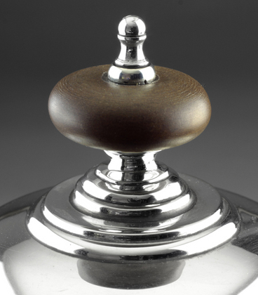 Early Georgian Reproduction Silver Tea Set - Bullet Teapot, Hot Water Jug, Sparrow Beak Milk Jug, Sugarbowl